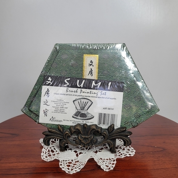 Chinese Vintage Calligraphy Drawing Writing Set Paint Brush Set Sealed Artsy Art - Picture 1 of 9